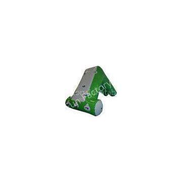 Inflatable Tarpaulin water small slide white and green color made by strong PVC material
