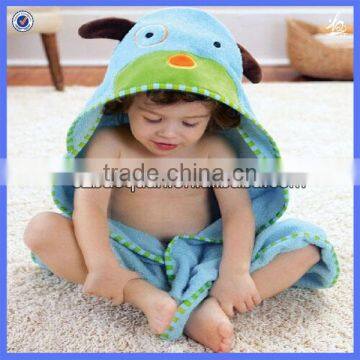 2016 new design 100% Cotton eco-friendly baby hooded towel softtextile