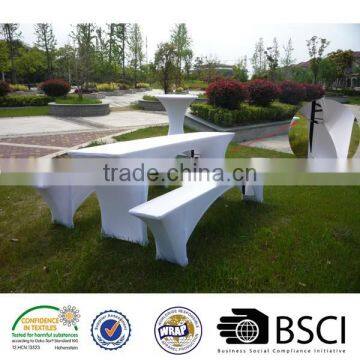 spandex beer garden bench table cover Biertischhussen table cover 3set beer bench table cover