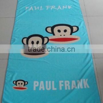 small MOQ high quality custom design digital printed beach towel