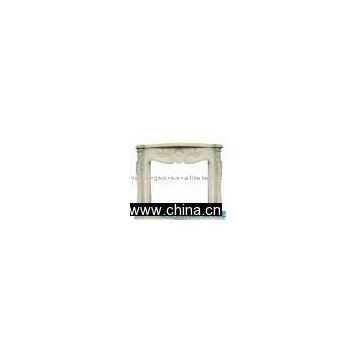 Carara beige marble Fireplace