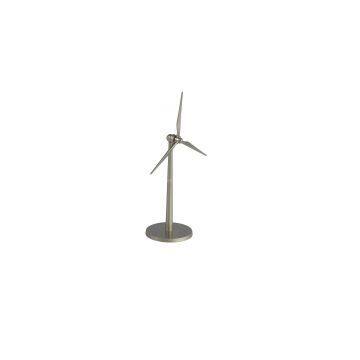 Die cast Zinc alloy Mini Metal Wind turbine with Nickel Plating