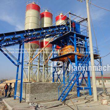 HZS60 concrete batching plant type small concrete batching plant sale in india