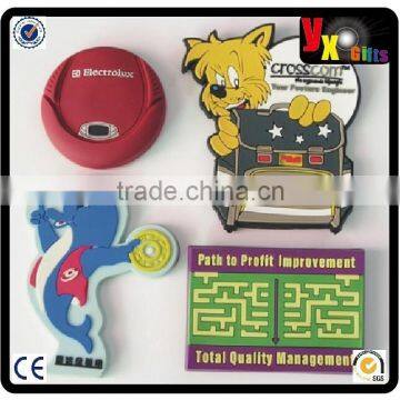 Popular Soft PVC Fridge Magnets With Animal Prints/speaker toy chip
