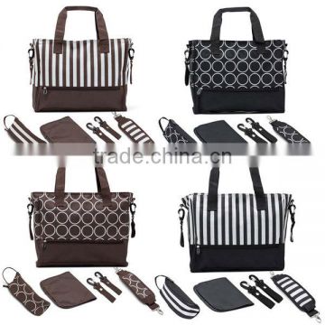 5pcs nappy pouch changing mat adult baby diaper bag