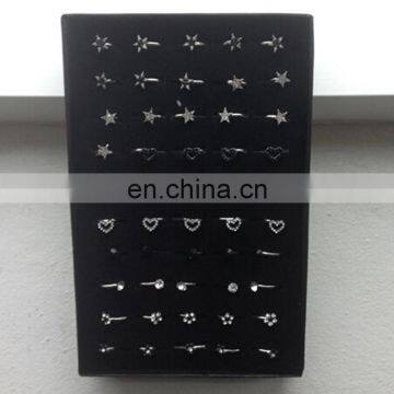 Cheap Mini Heart Star Kid Adjustable Finger Ring