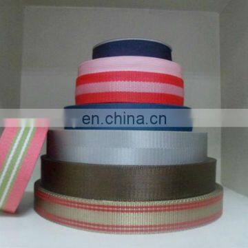 High tenacity inelasticity cotton Jacquard webbing