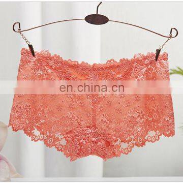 Wholesale Lingerie Lace Underwear Cotton Low Waist Sexy Women Panty photo-4