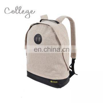 High quality custom leather high school backpack