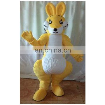 lovely kangaroo cartoon character mascot fur costume FC-068