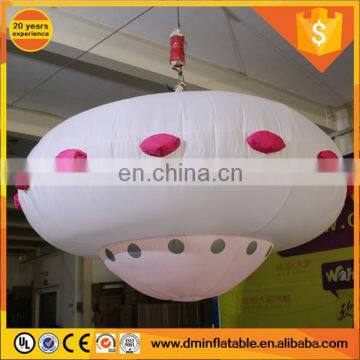 2017 Hot sale inflatable UFO, inflatable flying saucer for advertising