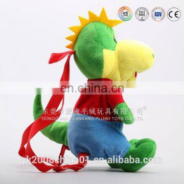Customized Cartoon Animal Dragon Plush Dinosaur Backpack for Kids photo-2