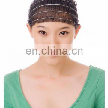 Nonwoven elastic hair bands for spa or beauty salon