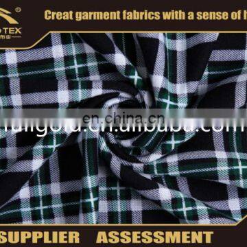 Wholesale New Product TR Yarn-dyed Polyester Plaid Fabric For Garment