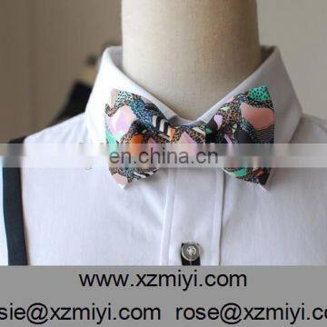 Men's Polyester Best Cheap Price New Custom Printed Pattern Bow Tie