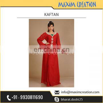 Newest Custom Design Kaftan Plain Dress for Comfortable and Trendy Look