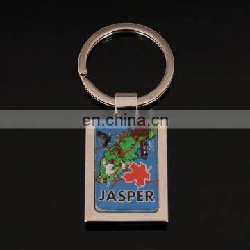 custom cartoon souvenir keychain with epoxy