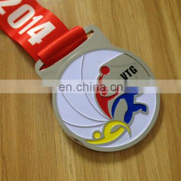 Gift items enamel sport design your own medal with ribbon