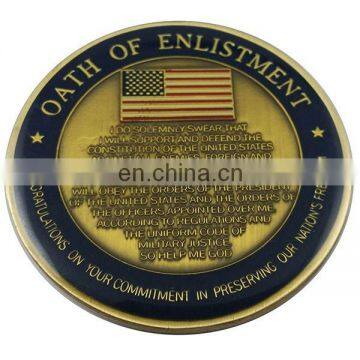 Factory Promotion Survenir Metal Coins With Shinny Nickel Plated photo-2