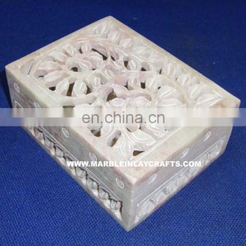 Soapstone Carved Box