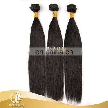 Human Hair Extensions 100% virgin Brazilian hair silky straight