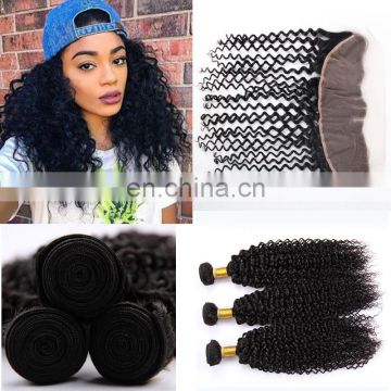 raw burmese curly hair transparent lace frontal with bundles wholesale virgin hair vendors