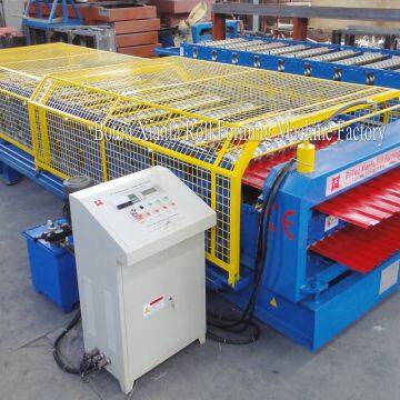 Galvanized Color Steel Sheet Double Deck Roof Tile Making Machine