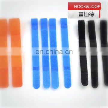 Custom computer accessories hook loop welding P shaped magic cable ties