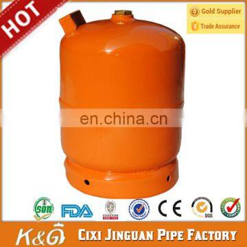 Factory Supply PROPANE BUTANE 5KG LPG GAS CYLINDER, PORTABLE EMPTY LPG CYLINDER, GAS CYLINDER WITH BURNER HEAD FOR CAMPIN