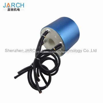 JARCH 3 Circuits 200A high current slip ring shaft mounted used crane/excvavtor through bore slip ring