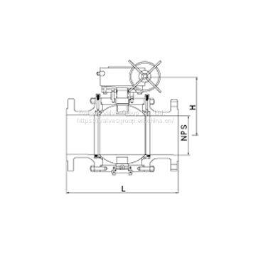 Forged Steel Ball Valve API Forged Steel Trunnion Type Ball Valve photo-2