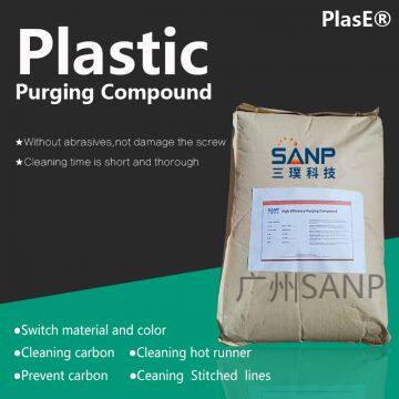 SANP purging compound for PE plastic color change cleaning,color line cleaning