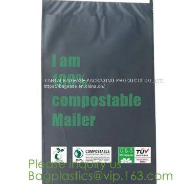 100% compostable courier envelopes ups plastic padded colorful mail bags for packing with different size biodgeradable