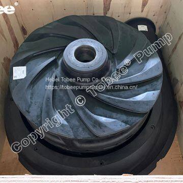 Tobee 10x8 Slurry Pump Rubber Spare Parts Impeller FAM8147R55 and Cover Plate Liner G8018SRTL1R55