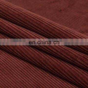 Good Drapery Solid Dyed 100% Polyester 6 Wale Corduroy Fabric for Jacket/pillow/trousers photo-6