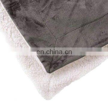 TEX-CEL Double Layers Brushed Sherpa Moving Throw Blanket With Flannel and Cozy Fleece Fabric photo-4
