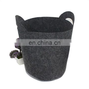 green color customized design plant pot felt potato bag