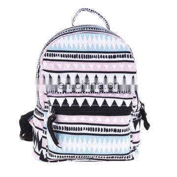 Fashion Chevron Pattern 9 Inch Mini Backpack Custom Logo Small Backpack Bag For Girl