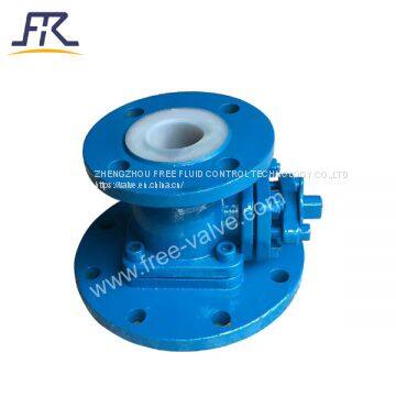 Fluorine Lined Ball Type discharging Valve