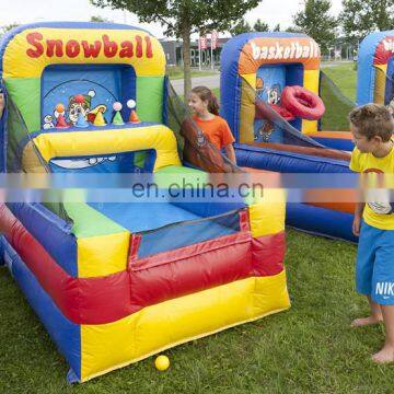Inflatable Baseball Snowball Basketball Big Mouth Carnival Games Set For Events photo-6