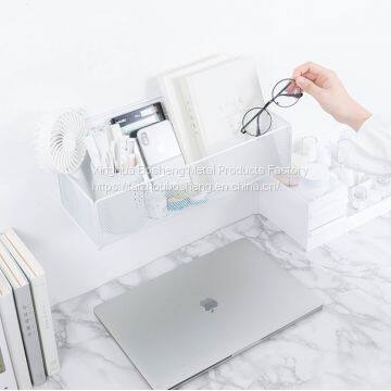 Simple Style Bathroom Hanging Shelf Metal Bathroom Storage Wall Mounted photo-2