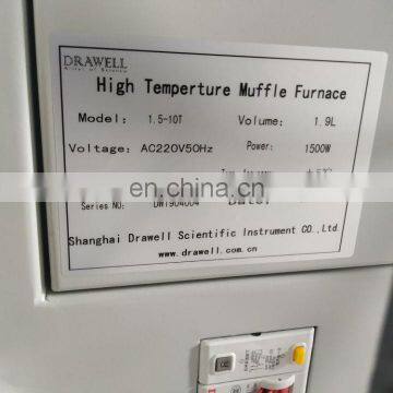 Big Cubage High Temperature Thermomatic 1200 Celsius Degree Muffle Oven Furnace