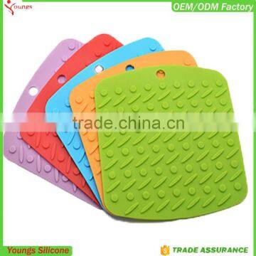China Supplier Wholesale Silicone Placemat FDA Silicon Table Mat Eco-Friendly Heat Pad