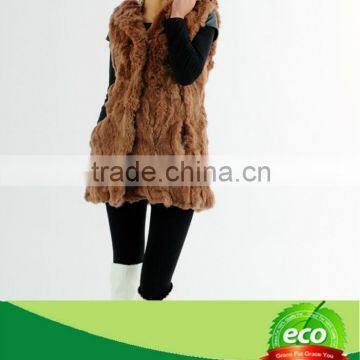 Fashion 2014 Lady's Real Rex Rabbit Fur Warm Pretty Woolen Winter European Coats