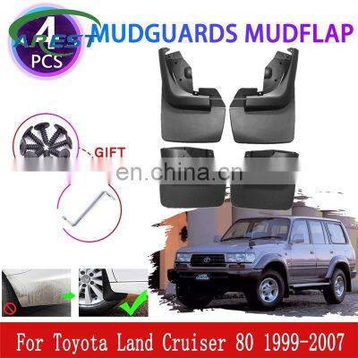 4x for Toyota Land Cruiser 80 LC80 FJ80 1999~2007 Mudguards Mudflaps Fender Mud Flap Splash Mud Guards Protect Accessories 2003