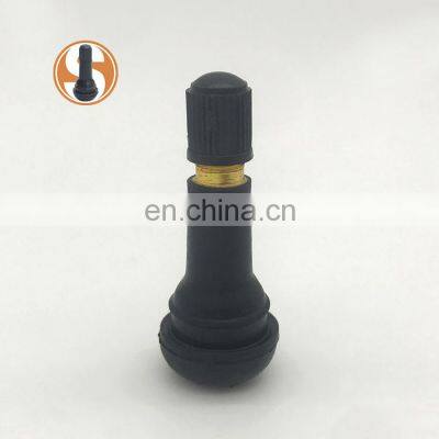 Car Tubeless Tyre valve Natural Rubber Snap In Tire Valve TR413