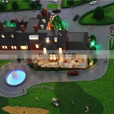 Small Resort &hotel Model for Exhibition , Miniature Scale Model