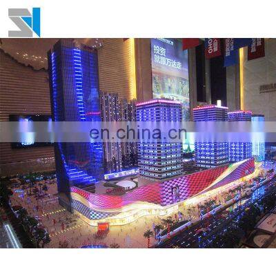 Upscale hotel building ABS architecture making model materials