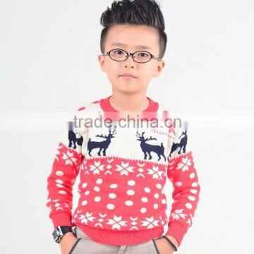 Cotton fashion stylish pullover knit pullover sweaters boys design