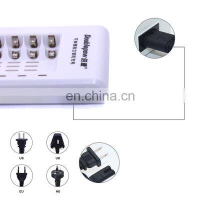 DOUBLEPOW Smart Rechargeable Battery Charger li Ion ni mh ni cd Battery Cells Charger for aa Aaa Battery